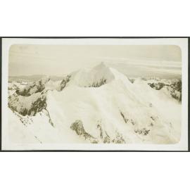 Tasman and Siberhorn (front) from Upper Lindo Glacier