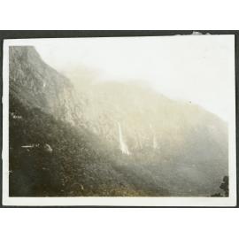 On the way to Routeburn, Earland Falls in distance