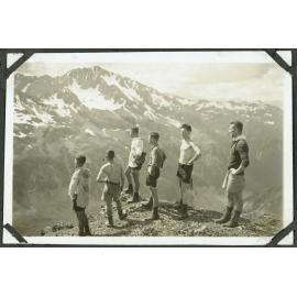 On the Summit, Mt. Franklin in the background