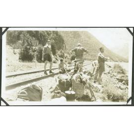 Waiting for the train