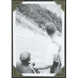 Shingle slide near One Mile Creek