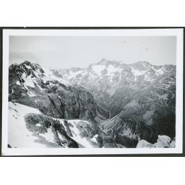 View from Mt. Campbell, Mt. Carrington and Mt. Rolleston