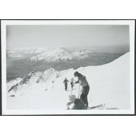 Views of Ngarahoe from Whakapapa Glacier