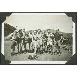 [Image of a group of people with tramping packs.]