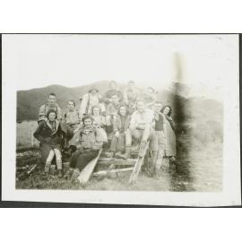 Combined Biology & Tramping Clubs trip to Taurehenikau May 1945