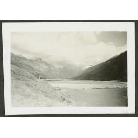 Coming: First sight of Wilkin Valley, Mt. Turner at the head