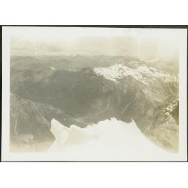 Summit ridge of Pollux. looking down to top forks