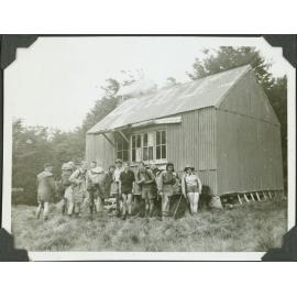 Main Party outside Anti-Crow Hut