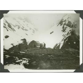 Mist over Harman Pass, looking towards Whitehorn Pass