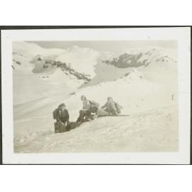 On the roof of Glacier Hut