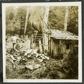 The hut we resurrected and baptized Rawle Hut.