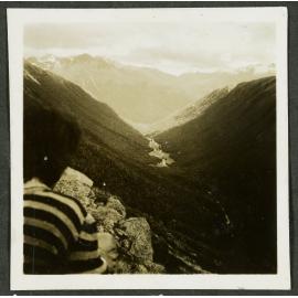 View down East Branch of Matakitaki after climbing virgin Humboldt