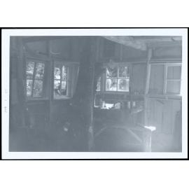 V.U.W. Tramping club working party 5-7 May 1967. Inside "A.-D." [Aloway-Dickson] Hut