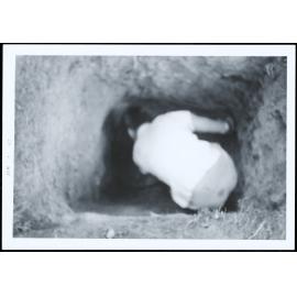 V.U.W. Tramping club working party 5-7 May 1967. Digging the new "A.-D." [Aloway-Dickson]  bog-hole