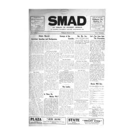 SMAD. An Organ of Student Opinion. 1935. Volume 6. Number 3.