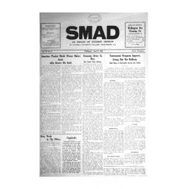 SMAD. An Organ of Student Opinion. 1935. Volume 6. Number 6.