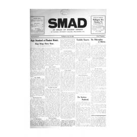 SMAD. An Organ of Student Opinion. 1935. Volume 6. Number 10.