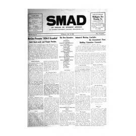 SMAD. An Organ of Student Opinion. 1935. Volume 6. Number 13.