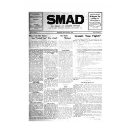 SMAD. An Organ of Student Opinion. 1935. Volume 6. Number 17.