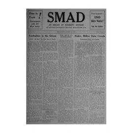 SMAD. An Organ of Student Opinion. 1936. Volume 7. Number 1.