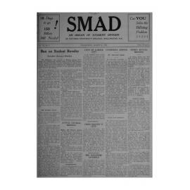 SMAD. An Organ of Student Opinion. 1936. Volume 7. Number 3.
