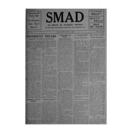 SMAD. An Organ of Student Opinion. 1936. Volume 7. Number 5.