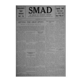SMAD. An Organ of Student Opinion. 1936. Volume 7. Number 8.