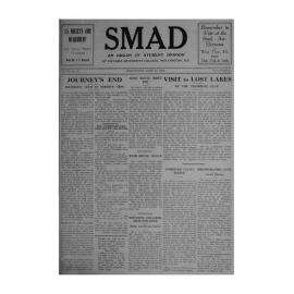SMAD. An Organ of Student Opinion. 1936. Volume 7. Number 10.