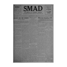 SMAD. An Organ of Student Opinion. 1936. Volume 7. Number 13.