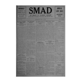 SMAD. An Organ of Student Opinion. 1936. Volume 7. Number 14.