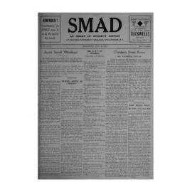 SMAD. An Organ of Student Opinion. 1936. Volume 7. Number 15.