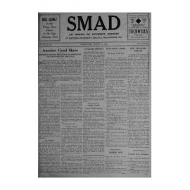 SMAD. An Organ of Student Opinion. 1936. Volume 7. Number 16.