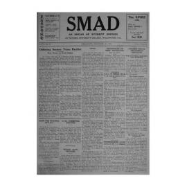 SMAD. An Organ of Student Opinion. 1936. Volume 7. Number 18.