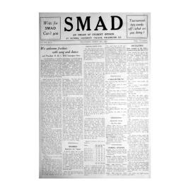 SMAD. An Organ of Student Opinion. 1937. Volume 8. Number 2.