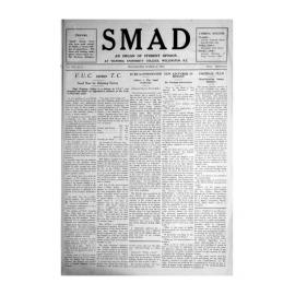 SMAD. An Organ of Student Opinion. 1937. Volume 8. Number 3.