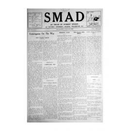 SMAD. An Organ of Student Opinion. 1937. Volume 8. Number 6.