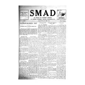 SMAD. An Organ of Student Opinion. 1937. Volume 8. Number 8.