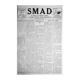 SMAD. An Organ of Student Opinion. 1937. Volume 8. Number 13.