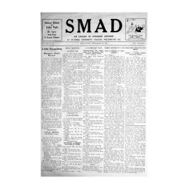 SMAD. An Organ of Student Opinion. 1937. Volume 8. Number 15.