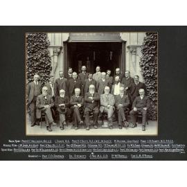 Members of University of New Zealand Senate at Canterbury College