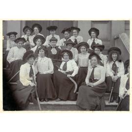 Victoria College Women's Hockey group