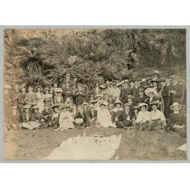 Photograph of students at picnic