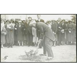 Lord Bledisloe Plants a Pohutukawa (1/3)