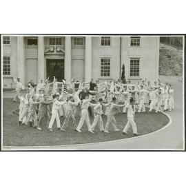 The Official Welcome Party for the Varsity Footballers returning from Japan, March 1936