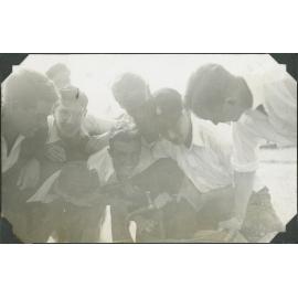 Speedy's head may be seen beneath the tap. North v. South 1939