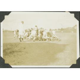Mid-scrum, Kelburn Keg 1948