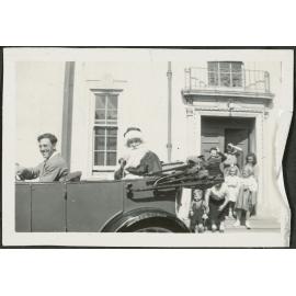 The sled was Peter Tarrant's Ford, and Santa, John Stone