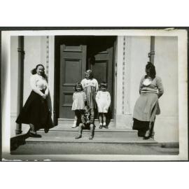 The guests from the 1949 Christmas party