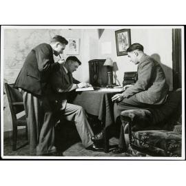 Relaxing at Weir, promotional photo. 