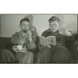 Myself and R. O’Connor having a break from swot.